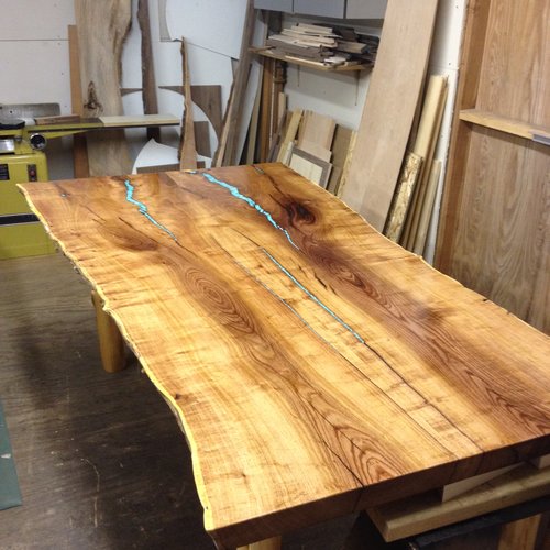 Mesquite Table Top by Hardin Sawmill